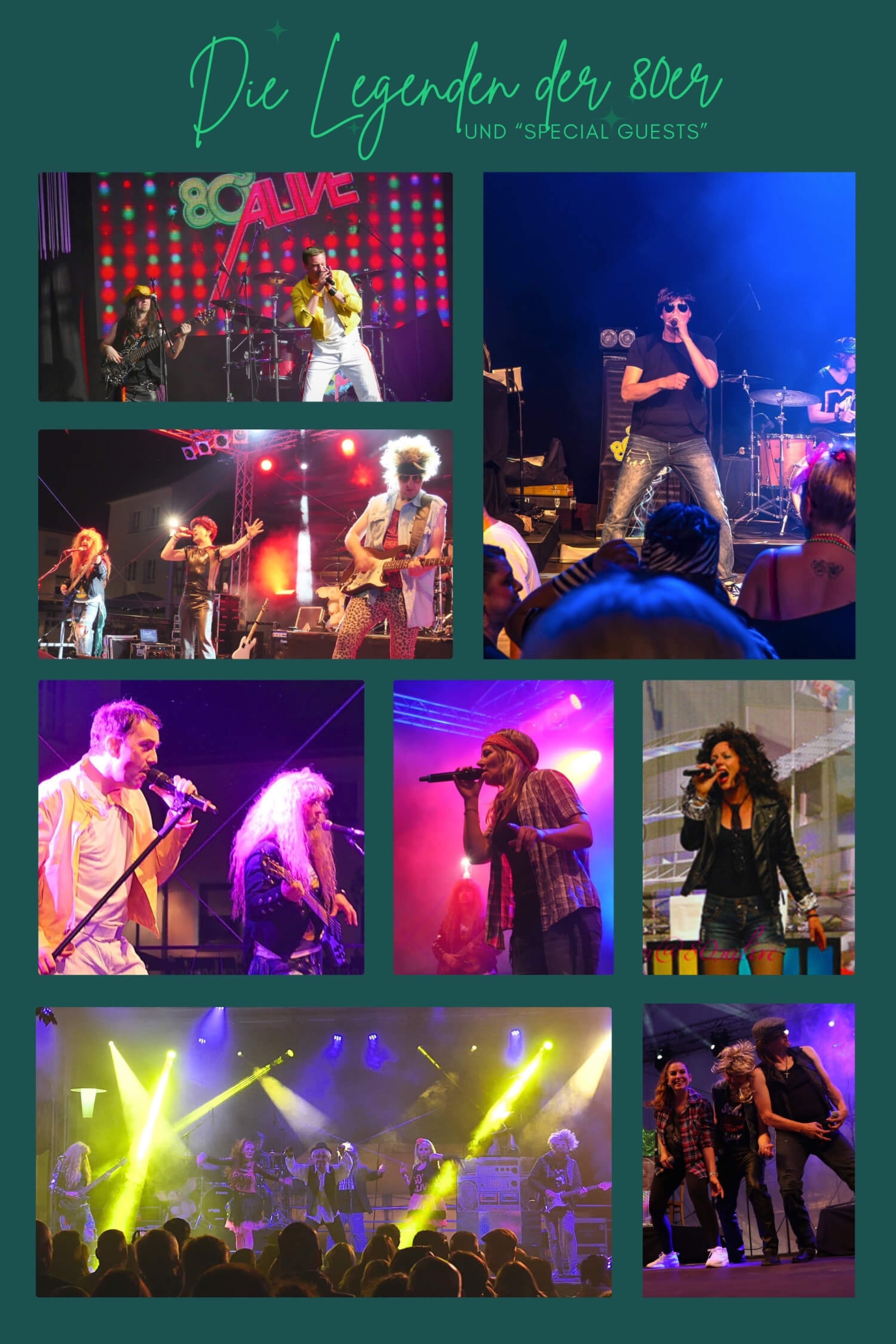 Bilder Galerie - 80s Alive - 80er Jahre Live Fotos 80s Tribute Show Coverband 