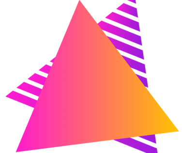 80er Jahre Figur Dreiecke