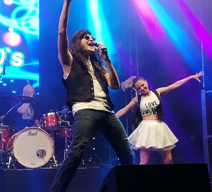 LIVE Foto von 80s Alive der 80er Jahre Tribute Show Band 80s Alive